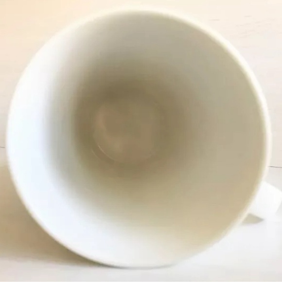 𝅺STARBUCKS 16fl oz Coffee Mug Gold Graffiti White With A Lid - Picture 11 of 11